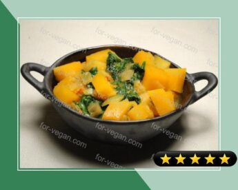 Pumpkin and Spinach Curry recipe