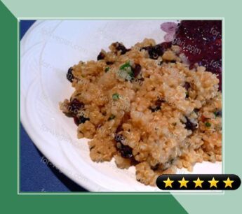 Quinoa With Cherries and Herbs recipe