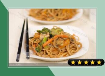 Chinese Stir-fry Noodles with Fresh Vegetables recipe
