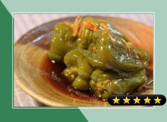 Whole Simmered Green Bell Peppers recipe