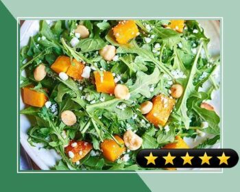 Roasted Squash Arugula Salad recipe