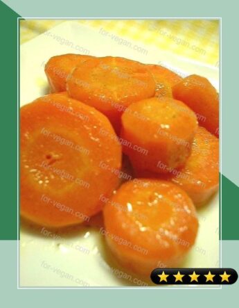 Carrots Glace Easy in the Microwave recipe