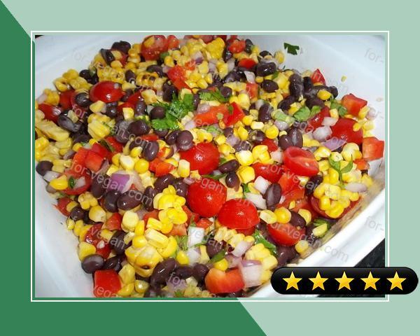 Grilled Summer Corn Salad #RSC recipe