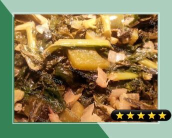Braised Kale & Turnip Greens recipe