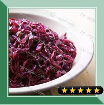 Sauteed Red Cabbage With Raisins recipe