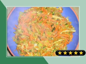Save the Stems Broccoli, Carrot & Cabbage Stir Fry recipe