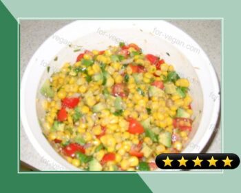 Corn, Avocado, and Tomato Salad recipe