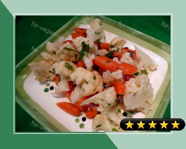 Cumin-Marinated Cauliflower and Carrot Salad recipe