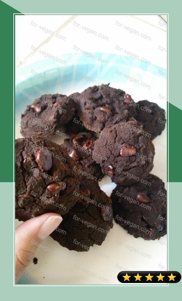 Flourless Double Chocolate Cookies recipe