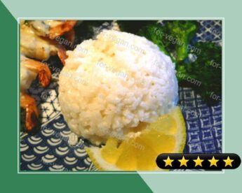 Steamed Rice With Coconut and Lemon recipe