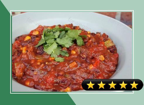Black Bean & Vegetable Chili recipe