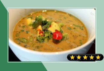 Coconut Green Lentil Curry recipe
