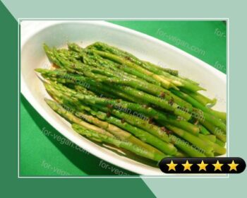 Nutty Flavoured Asparagus recipe