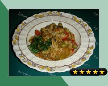 Brown Rice and Pigeon Peas (Arroz Con Gandules) recipe