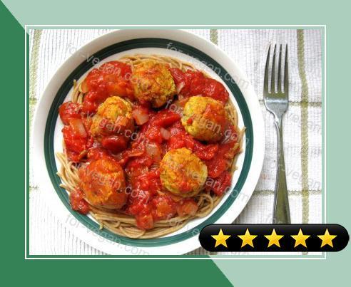 Spaghetti and Red Lentil Balls recipe