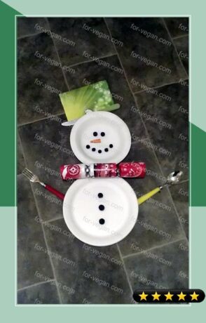 Childrens Snowman Place Setting for Christmas! recipe