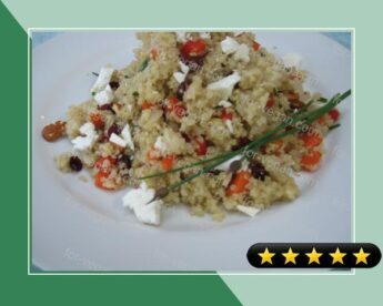 Quinoa Pilaf with Cranberries and Almonds recipe