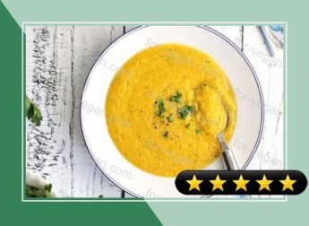 Roasted Yellow Pepper & Tomato Soup recipe