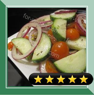 Italian Tomato Cucumber Salad recipe