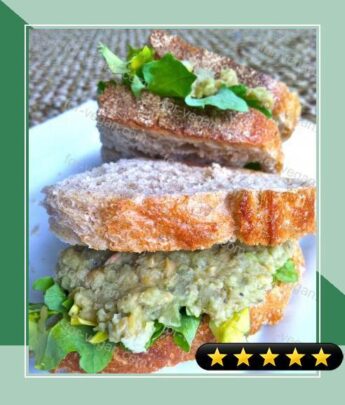 Smashed Chickpea & Avocado Kale Sandwich recipe