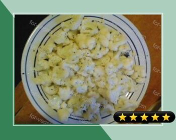 Cauliflower With Lemon Sauce recipe