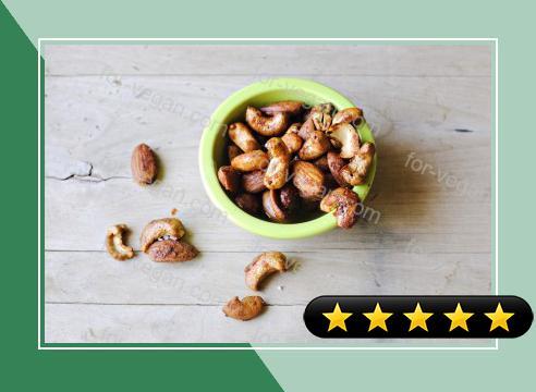 Sweet and Spicy Nuts recipe