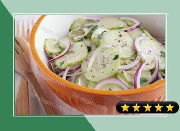 Cucumber-Onion Salad recipe