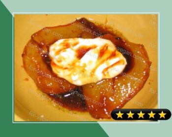 Roasted Pears With Caramel Sauce recipe