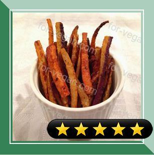 Cajun Rainbow Carrot Fries recipe
