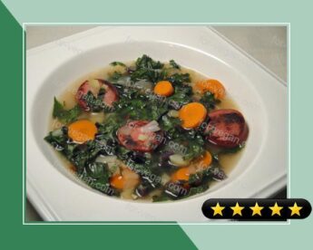Skinny Portuguese Kale and Potato Soup (Caldo Verde) recipe
