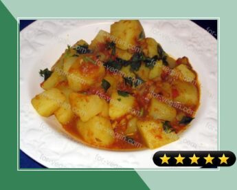 Indian Potatoes Cooked With Ginger: Labdharay Aloo recipe