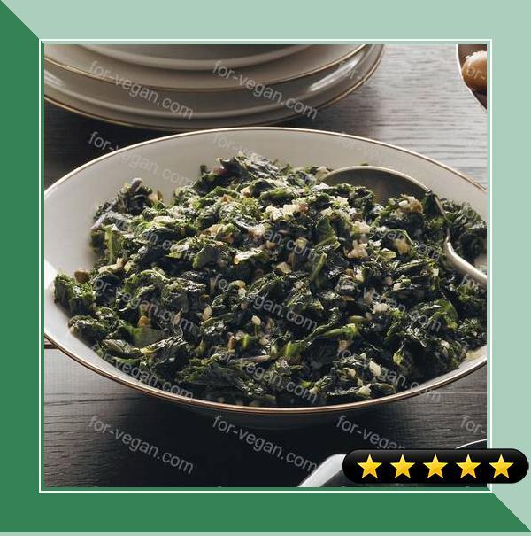 Sauteed Kale with Garlic, Shallots, and Capers recipe