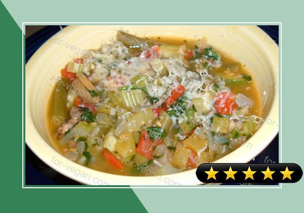 Decadent Veggie Soup recipe
