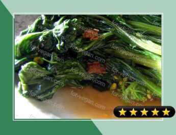 Gai Lan (Chinese Broccoli) With Oyster Sauce recipe