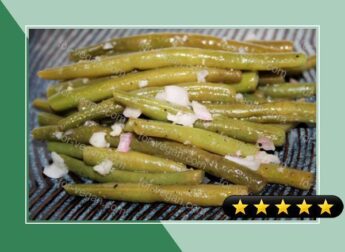 Green Beans With White Wine and Garlic Vinaigrette recipe
