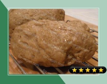 Homemade Seitan Steaks & Wild Mushroom Gravy recipe
