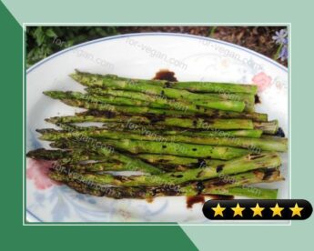 Grilled Asparagus With Balsamic Syrup recipe