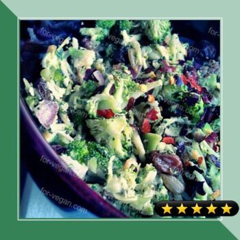 Tangy Broccoli Slaw Salad recipe