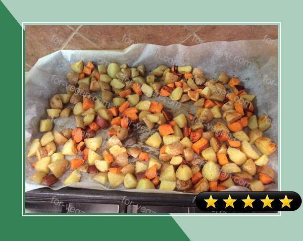 Roasted Baby Golden/Sweet Potatoes recipe