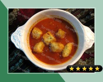 Roasted Tomato and Red Pepper Soup recipe