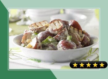 Grilled Garlic-Potato Salad recipe
